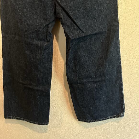 J.Crew 90s Vintage Baggy Jeans Plus 31P Wide Leg High Rise Indie Hipster Petite - Picture 6 of 8